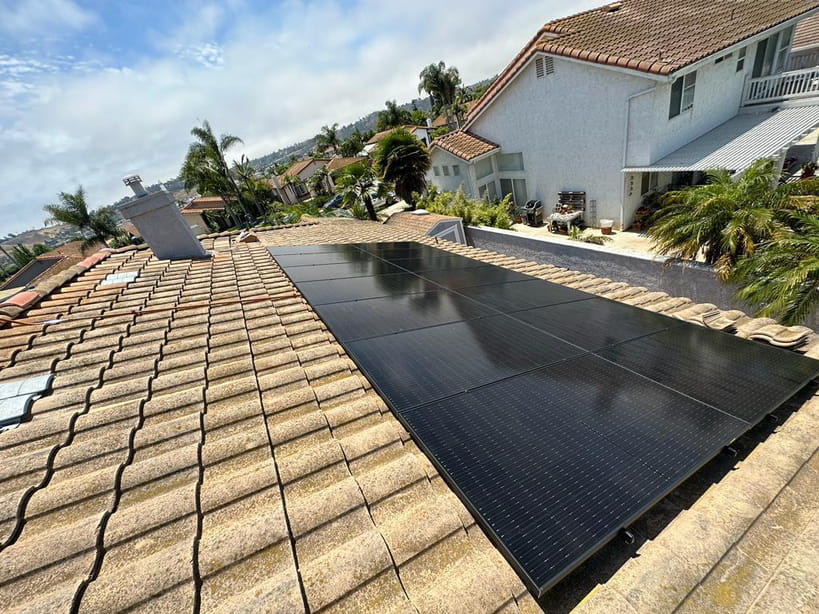 sunlight solar installation in oceanside ca