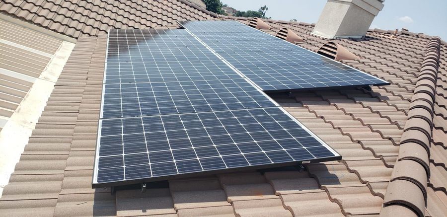 Solar Panels on Roof or a home in Winchester